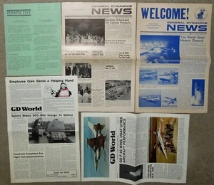 Vintage 1960's-1970's General Dynamics Convair Perspective & Company Newsletters - Picture 1 of 8