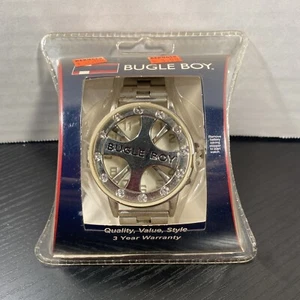 Raro Reloj Bugle Boy Giratorio Hubcap (Necesita Una Batería Nueva) ¡NUEVO STOCK ANTIGUO! - Imagen 1 de 5