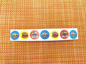 VINTAGE SCRATCH & SNIFF AUFKLEBER CTP KREATIVE LEHRPRESSE VOLLER STREIFEN HAMBURGER - Bild 1 von 4
