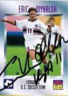 Eric Wynalda signiertes Autogramm US Soccer 1997 Sport illustriert SI für Kinder Karte