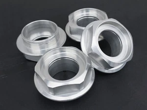 Hex Nuts for RS 016 Center Caps 15 16 17 18 19 Inch Small Thread 2.28in CNC - Picture 1 of 5