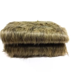 Shason Textile (1 Yard Precut) Luxury Faux Fur Wolf - Long Pile, Gray - Picture 1 of 5
