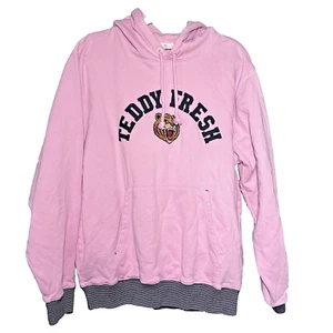 Sudadera Teddy Fresh Rosa Logo Grande 100% Algodón Para Hombre 2XL - Imagen 1 de 8