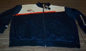 DENVER BRONCOS NFL FOOTBALL STITCHED TRACK JACKET 4XL XXXXL NEW w/ TAG - Picture 1 of 5