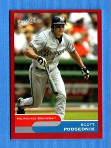 2004 Bazooka Red Chunks #10 Scott Podsednik Brewers - Picture 1 of 1