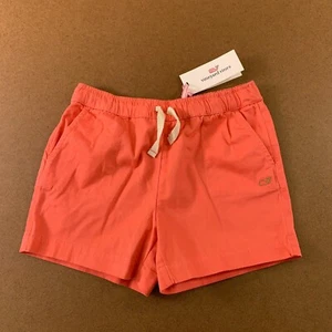 Vineyard Vines Girls Size XS (5-6) Just Peachy Twill Pocketed Pull On Shorts NWT - Picture 1 of 7