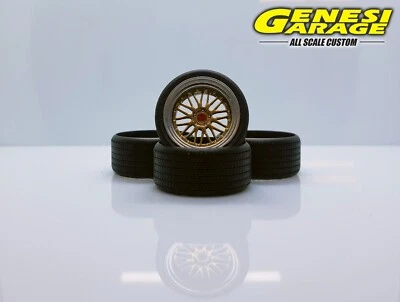 Cerchi 1/24 Custom - BBS LM - modellismo auto 1-24 - VERNICIATI - Immagine 1 di 4