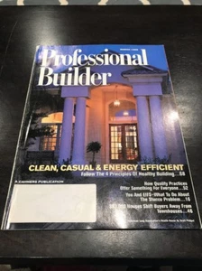 Professional Builder March 1996 Magazine-RARE VINTAGE COLLECTIBLE-SHIPS N 24 HRS - Picture 1 of 2