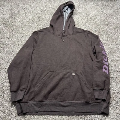 Suéter Dickies Para Mujer 3X Marrón Cuadrado Ropa de Trabajo Gráfico Sudadera con Capucha Sudadera Foto 1 de 4