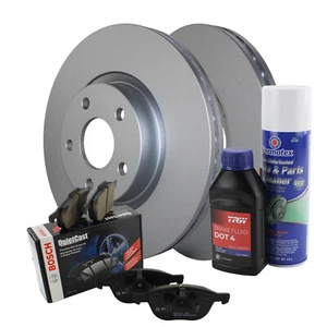 Front Brake Kit 300mm Rotors Bosch Ceramic Pads For C-Max Escape C30 C70 S40 V50 - Picture 1 of 8