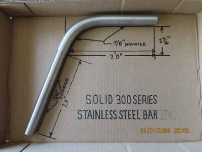 SCHWINN ,CRUISER , CHOPPER , LOW RIDER laid back seat post for schwinn bicycle 7/8 upper x 13/16 lower USA made new