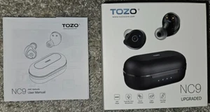 TOZO NC9 Hybrid Active Noise Cancelling Wireless Earbuds Bluetooth 5.3 Deep Bass - Picture 1 of 8