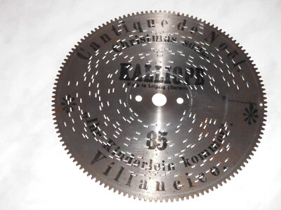 Ihr Kinderlein kommet Kalliope Platte 18cm Uhr christmas music box disc 7 1/8" - Bild 1 von 2