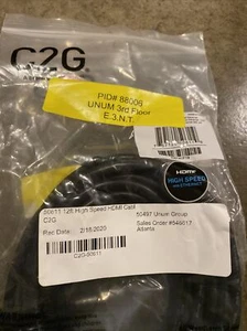 NEW C2G 12ft High Speed HDMI Cable with Ethernet #50611 - Picture 1 of 1