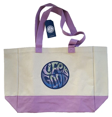 Bolso de Mano Life Is Good GROOVY TIE DYE LIG Lona Pesada Mercado Playa Bolso de Compras Foto 1 de 4