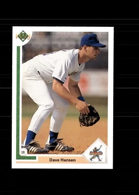 1991 Upper Deck - Star Rookie Dave Hansen #4 - Image 1 of 2