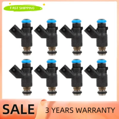8x 12613412 Fuel Injectors Fits For GMC 6.0L Chevrolet Silverado Sierra 6.6L New Foto 1 de 4