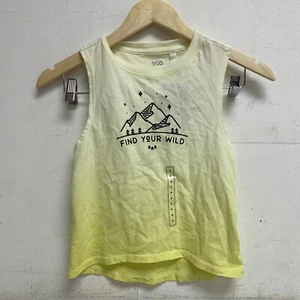 DSG Girls Everyday Relaxed BF Graphic Muscle Tank Lemon Twist Wild DAG13124W - Picture 1 of 4