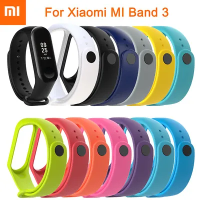 For Xiaomi Mi Band 2&3 Bracciale Rigido Regolabile Con Cinturino In Silicone IT • 3.38€
