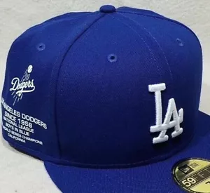CAPPELLO BERRETTO LOS ANGELES DODGERS SIDESCREEN CHAMPIONS AUTENTICO MLB BLU 7/8 - Foto 1 di 12