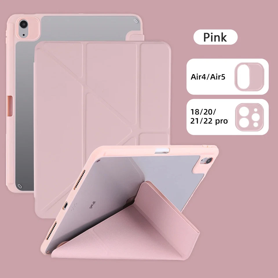 All-in-One Protective Case For iPad With Y-Fold Design and Acrylic TPU Material - Image 1 of 4