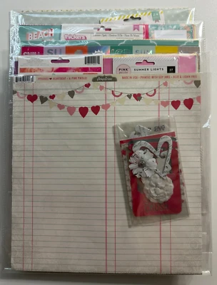 Pink Paislee 12x12 Scrapbook Kit-Summer Lights, Secret Crush, Citrus Bliss