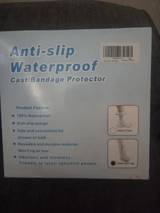 New Sealed Waterproof Cast/bandage Protector For Adult Half Leg - Picture 1 of 2