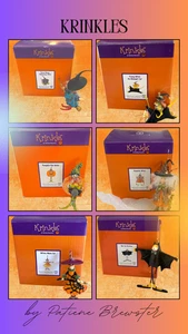 Department 56 Krinkles Patience Brewster Halloween Ornaments with original boxes - Picture 1 of 26