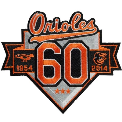 2014 Baltimore Orioles 60th Anniversary Season Jersey Sleeve Patch (1954) MLB - Image 1 of 2