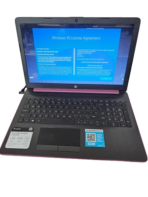 HP 15-db0094wm 15.6" HD A4-9125 2.3GHz 4GB RAM 500GB HDD Win 10 Home Berry Mauve - Imagem 1 de 4