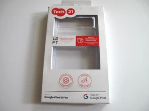 Tech21 EvoClear Series Case for Google Pixel 8 PRO - Clear - Picture 1 of 2