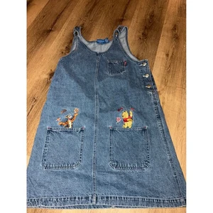 Vestido Vaquero Vintage Pooh Winnie the Pooh Tigger Jean Vestido Disney Mediano - Imagen 1 de 8
