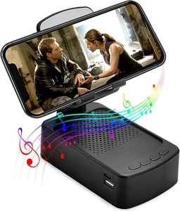 Support téléphone haut-parleur Bluetooth - Support réglable, HD - Photo 1 sur 5