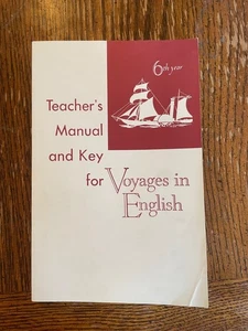 Lepanto Grammar 5 + Teacher's Manual and Key for Voyages in English - 6th year - Picture 1 of 5