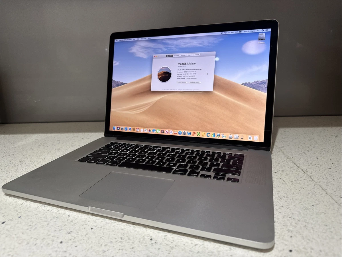 MacBook本体 MacBook Pro A1502 Mid2014 Core i7 500GB MacBook Pro