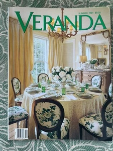 PRISTINE “VERANDA” MAGAZINE SUMMER 1994 EXCELLENT! CONTENTS PHOTOS - Picture 1 of 3