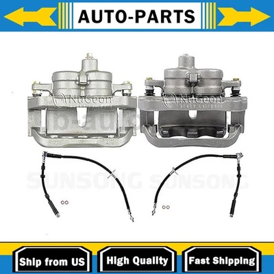 Juego de 4 pinzas de freno con mangueras para Land Rover LR3 4,4 L 4,0 L Foto 1 de 4