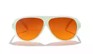 BLUBLOCKER - 1221K - AVIATOR GLOW IN THE DARK - MILKY - NEW Authentic SUNGLASSES - Picture 1 of 6