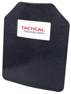 TACTICAL SCORPION GEAR Level III AR500 Steel Body Armor Single 8 x 10 Curved Plate Coated