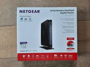 NETGEAR N750 Premium Edition 1350 Mbps 5-Port 1000 Mbps Funk Router... - Bild 1 von 1