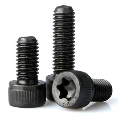 M3 M4 M5 M6 M8 M10 Negro 12.9 Acero Torx Pernos Hexalobular Enchufe Tapa Cabeza Tornillo Foto 1 de 4