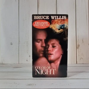 Color of Night VHS Tape 1994 Romance Thriller Bruce Willis Jane March SHIPS FREE - Picture 1 of 11