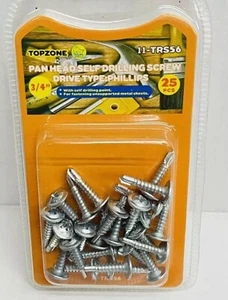 Pan Head Self Drilling 3/4" Screw Drive Type: Phillips  12 Pks of 25 (300 Total) - Picture 1 of 3