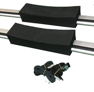 Ruk Sport Foam Roof Rack Kayak Cradles, sea kayak, Ocean Ski Racer Soft Racks - Picture 1 of 6