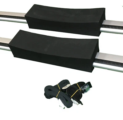 Ruk Sport Foam Roof Rack Kayak Cradles, sea kayak, Ocean Ski Racer Soft Racks - image 1 of 2