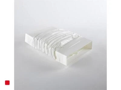 Elica KIT0121017 Flachrohr Verbindungsstück Flexibel Umluft Kochfeldabzug