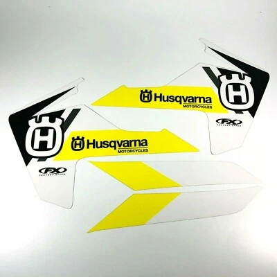 Factory Effex EVO 19 Graphics Shrouds Husqvarna TC FC 125 - 450 16 17 18 NEW - Image 1 of 3