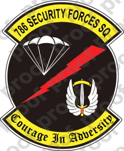 STICKER USAF 786th SECURITY FORCES SQUADRON v2 - Picture 1 of 1