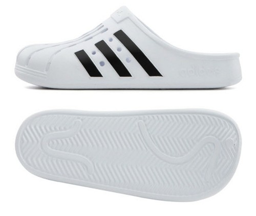 Adidas uomo Adilette pantofola zoccolo scarpe bianche sandali acqua scarpe FY8970