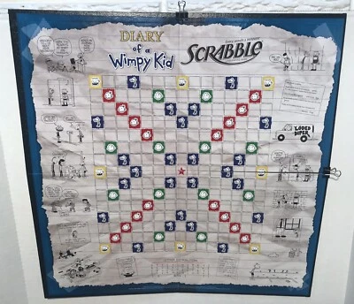 Diary of a Wimpy Kid Scrabble Game Replacement Quad Fold Game Board - Image 1 of 4
